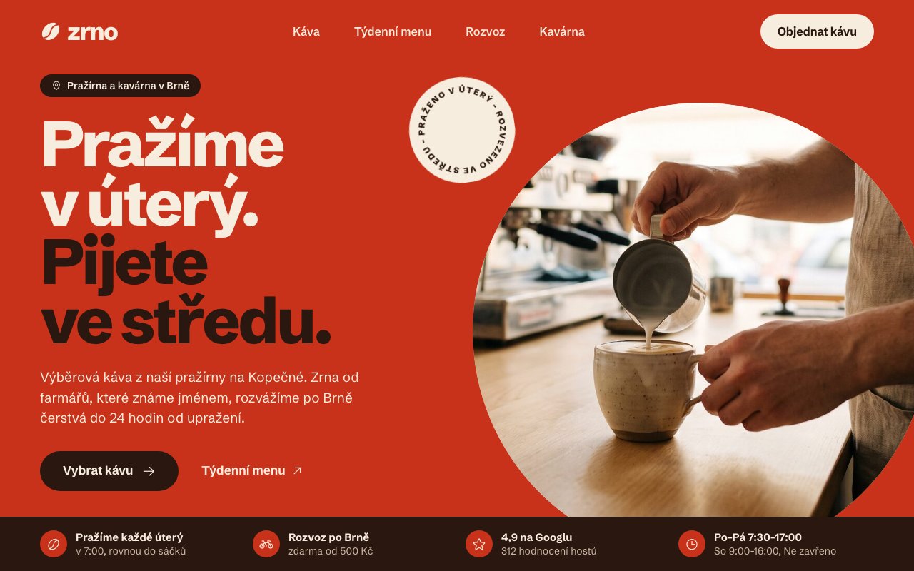 Specialty café in Brno